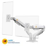 Ergoflex Nb Ergonomic Nb F160 17-27İnch Cift Kol 2-9 Kg Amortisorlu Monitor Standı Beyaz