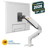 Ergoflex Nb Ergonomic Nb F80 Beyaz 17-32İnch Amortisörlü 2-9 Kg Monitör Standı 2026 Versiyon
