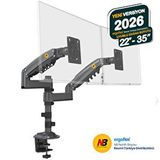 Ergoflex Nb Ergonomic Nb H180 22-35inch Çift Kol Amortisörlü 2-9 Kg Monitör Standı 2026 Versiyon Gri