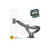 Ergoflex NB F160 Çift Kol 17-32" Uyumlu Monitör Kolu 2-9 Kg Amortisörlü Monitör Standı Yeni Versiyon