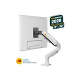 Ergoflex NB F80 Ergonomic Amortisörlü 17-32inch Monitör Kolu 2-9 Kg Monitör Standı Beyaz 2026 Versiyon