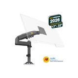 Ergoflex NB H100 17"-32" Amortisörlü Monitör Kolu 2-9 Kg Vesa Monitör Standı 2026 Versiyon