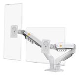 Ergoflex North Bayou Nb F160 17-27" Çift Kol 2-9 kg Amortisörlü Monitör Standı - Beyaz