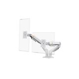 Ergoflex North Bayou Nb F160 17-27 " Monitör Tutucu Çift Kol Amortisörlü 2-9 Kg Vesa Monitör Standı Beyaz