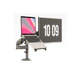 Ergoflex North Bayou Nb H180-fp Amortisörlü 17-27 " Monitör Tutucu Ve 10-17"laptop Standı