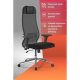 Ergolife Sit 10 Ofis Koltuğu | Ayarlanabilir Kolçaklı, Fileli Ayarlanabilir, Siyah, Bilgisayar Sandalyesi -13E.d.1.2a2