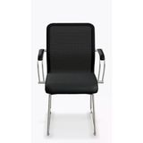 Ergolife Sit 8 Bekleme Koltuğu | Bel Destekli, Fileli, Siyah, Toplantı Sandalyesi - ED.57.1.6A4
