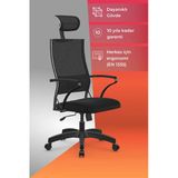 Ergolife Sit Air-180 Ofis Koltuğu | Yükseklik Ayarlı, Fileli, Boyun Destekli, Bilgisayar Sandalyesi -574.61.40.222
