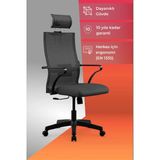 Ergolife Sit Air-180 Ofis Koltuğu | Yükseklik Ayarlı, Fileli, Boyun Destekli, Bilgisayar Sandalyesi - 696.61.51.222