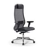 Ergolife SynchroSit 10 Ergonomik Deri ve Fileli Yönetici Koltuğu / Ofis Sandalyesi - 1F6.7.1.544 Siyah