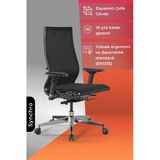 Ergolife Synchrosit 10 Ergonomik Ofis Sandalyesi | Ayarlanabilir Kolçaklı, Fileli, Çalışma Sandalyesi -1Fc.3.1.544