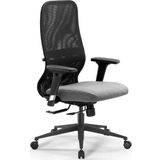 Ergolife SynchroSit 8 Ergonomik Fileli Ofis Koltuğu / Çalışma Sandalyesi - 297.D.1.2F3 Açık Gri-Siyah