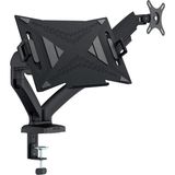 Ergomekan F200 Pro 17-34” Ikili Monitör ve Laptop Standı Siyah (Maks: 10KG)