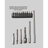 Ergonomik 16 Parça Bits Tornavida Uç ve Adaptör Seti - 001-Renkli - Belirtilmemiş