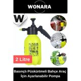 Ergonomik Ayarlanabilir Basınçlı Püskürtmeli 2 Litre Profesyonel Bahçe Araç Temizleme Pompası