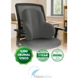 Ergonomik Bel Destek Yastığı Bel Destek Minderi Luxury - 35 × 45 cm - Gri