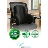 Ergonomik Bel Destek Yastığı Bel Destek Minderi Luxury - 35 × 45 cm - Siyah