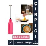 Ergonomik Çelik Uç Soğuk Kahve Süt Köpürtücü Sos Krema Mama Yumurta Çırpıcı Pilli Pratik Mini Mikser