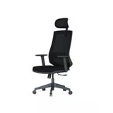 Ergonomik Fileli Ofis Çalışma Koltuğu, Ayarlanabilir Başlık Ve Bel Desteği