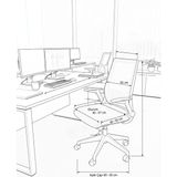 Ergonomik Fileli Ofis Çalışma Koltuğu - Beyaz Fileli Çalışma Koltuğu, Beyaz Ofis Koltuğu