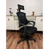 Ergonomik Fileli Ofis Çalışma Koltuğu, Yönetici Koltuğu, Oyuncu Koltuğu - Siyah