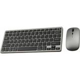 Ergonomik Kablosuz Bluetooth Klavye Mouse Seti Tablet Laptop Uyumlu