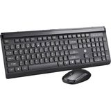Ergonomik Kablosuz Klavye Mouse Seti 2.4ghz USB