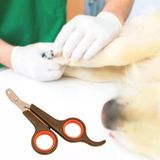 Ergonomik Kaymaz Saplı Kedi ve Köpek Tırnak Makası, Paslanmaz Çelik Uçlu Pati Bakım Aleti