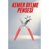 Ergonomik Kemer Delme Pensesi 6 Boyutlu Deri Delici Alet
