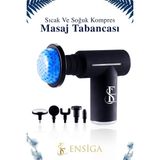 Ergonomik Kompres Masaj Tabancası, Sıcak Soğuk, Perküsyon, Derin Doku - Cappuccino
