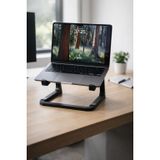 Ergonomik Laptop Standı, Sökülebilir 3 Parça Laptop Yükseltici, 11-14 İnç Uyumlu, Taşınabilir Minimal 3D Print Notebook Standı, MacBook ve Windows Laptop ile Uyumlu