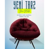 Ergonomik Modern Berjer Tekli Koltuk | Geniş ve Rahat Oturma Alanı | Okuma & Dinlenme Koltuğu | Milano Tasarım - Mor