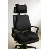 Ergonomik Ofis Sandalye Minderi Seti Bel, Boyun Ve Oturma Desteği 3'lü Set Siyah dummy-273086304-429