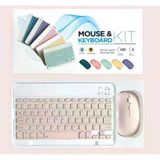 Ergonomik Pembe Kablosuz Klavye Mouse Seti 2.4ghz