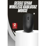 Ergonomik Tasarım Kablosuz Siyah Mouse Hassas Uzun Ömürlü - Çok Renkli