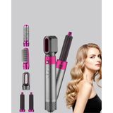 Ergonomik Tasarımlı 5’i 1 Arada Saç Şekillendirici Set Parlaklık Verici 5 Parça Isıya Dayanıklı - Çok Renkli
