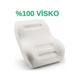 Ergonomik Visko Bel Yastığı Büyük Boy 38x46x13 cm