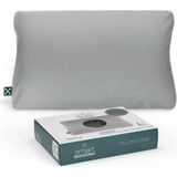 Ergonomik Yastık Kılıfı, Pamuk, Yumuşak ve Konforlu, Gri Renk - 55 x 35 cm