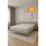 Ergonomik Yatak, Ultra Ortopedik Bamboo Classic Yaylı Yatak, Ölçü Seçenekli - 90 × 190 cm