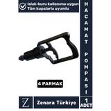Ergonomik Yüksek Kalite Tüm Kupalarla Uyumlu Islak Kuru Kullanım Kupa Çekme 4 Parmak Hacamat Pompası