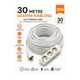 ERGÜL 3x2.5 mm Ttr Seyyar Uzatma Kablosu 30 metre
