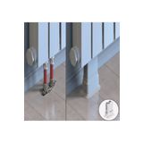 ERGÜL Beyaz Petek Radyatör Boru Gizleme Çiftli Petek Aksesuarı 6 Cm 15,5 Cm Arası Ayarlanabilir ( 6 ADET)