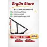 Ergün Baza Makası , Baza Pistonu 1200N , Baza Amortisörü Takım ( Set ) Emniyet Mandalı Hediyeli