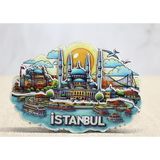 Ergün Collection Ahşap Istanbul Temalı Magnet - Model 3