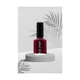 Ergün Collection Bordo Oje 21 - Yüksek Pigmentli Uzun Süreli Kalıcılık Hızlı Kuruma - Nail Lacquer 21 - 0 - Siyah