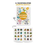Ergün Collection Çıkartmalı Boyama Kitabı 3 Yaş +