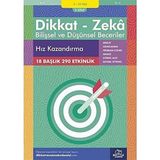 Ergün Collection Dikkat Zeka - Bilişsel ve Düşünsel Beceriler (9-10 Yaş) - Hız Kazandırma: 18 Başlık 290 Etkinlik - 160 x 500 cm