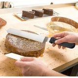 Ergün Collection Eğik Pasta Sıvama Spatulası Metal 33 cm