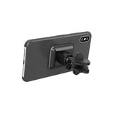 Ergün Collection Ghost Superpls Araç Telefon Turucu Siyah, 6 Ultra Güçlü Mıknatıs, Akıllı Telefonunuzun Cihaz Üzerinde En Iyi Tutuşunu Sağlar,2 Adet Metal Plaka Dahildir, 6 mm Derinliği ve Şık Tasarım - Option-1 - 000-Siyah
