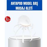 Ergün Collection Kablosuz Kafa ve Boyun Masaj Aleti Akıllı Kapanmalı Derin Rahatlama